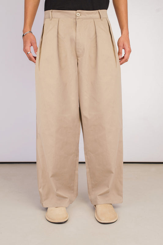 Pileli Balloon Fit Pantolon