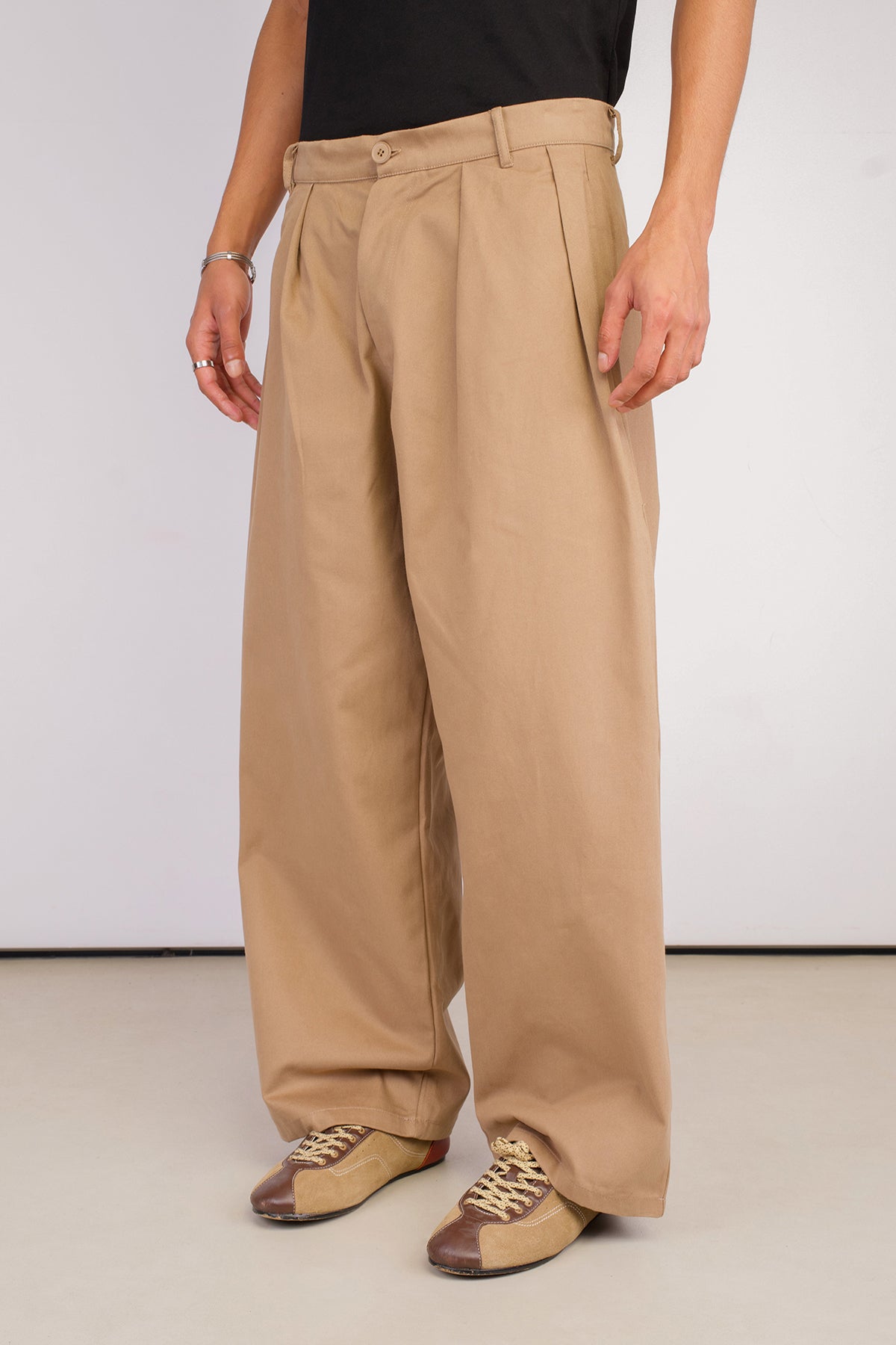 Pileli Balloon Fit Pantolon