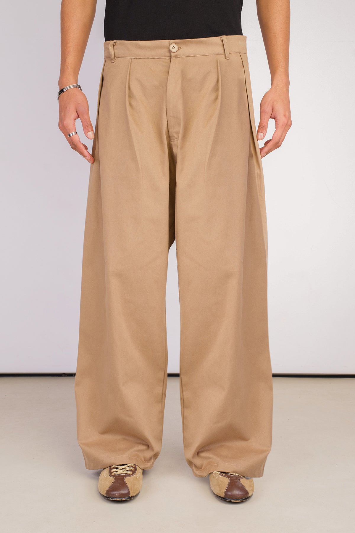 Pileli Balloon Fit Pantolon