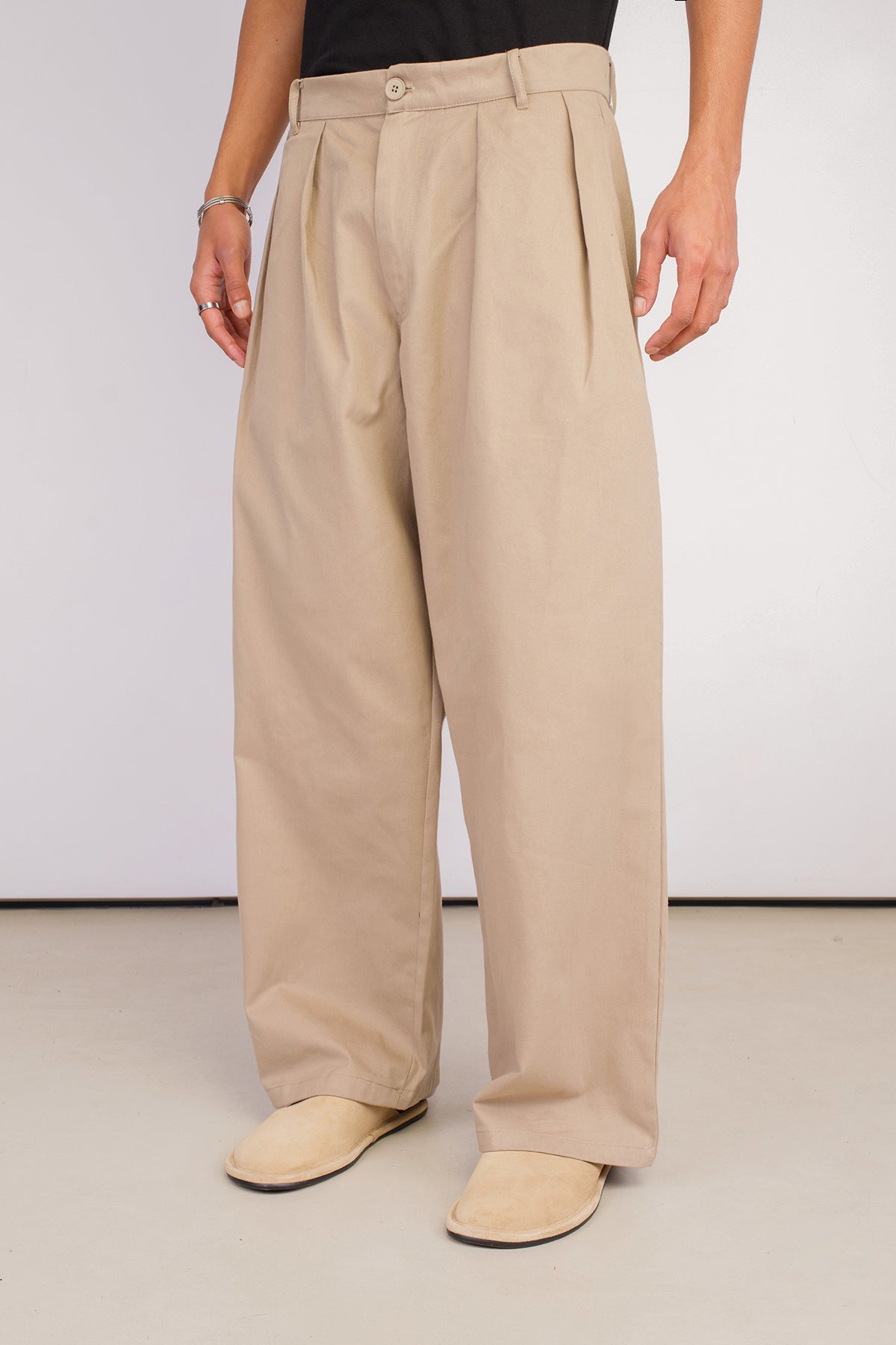 Pileli Balloon Fit Pantolon