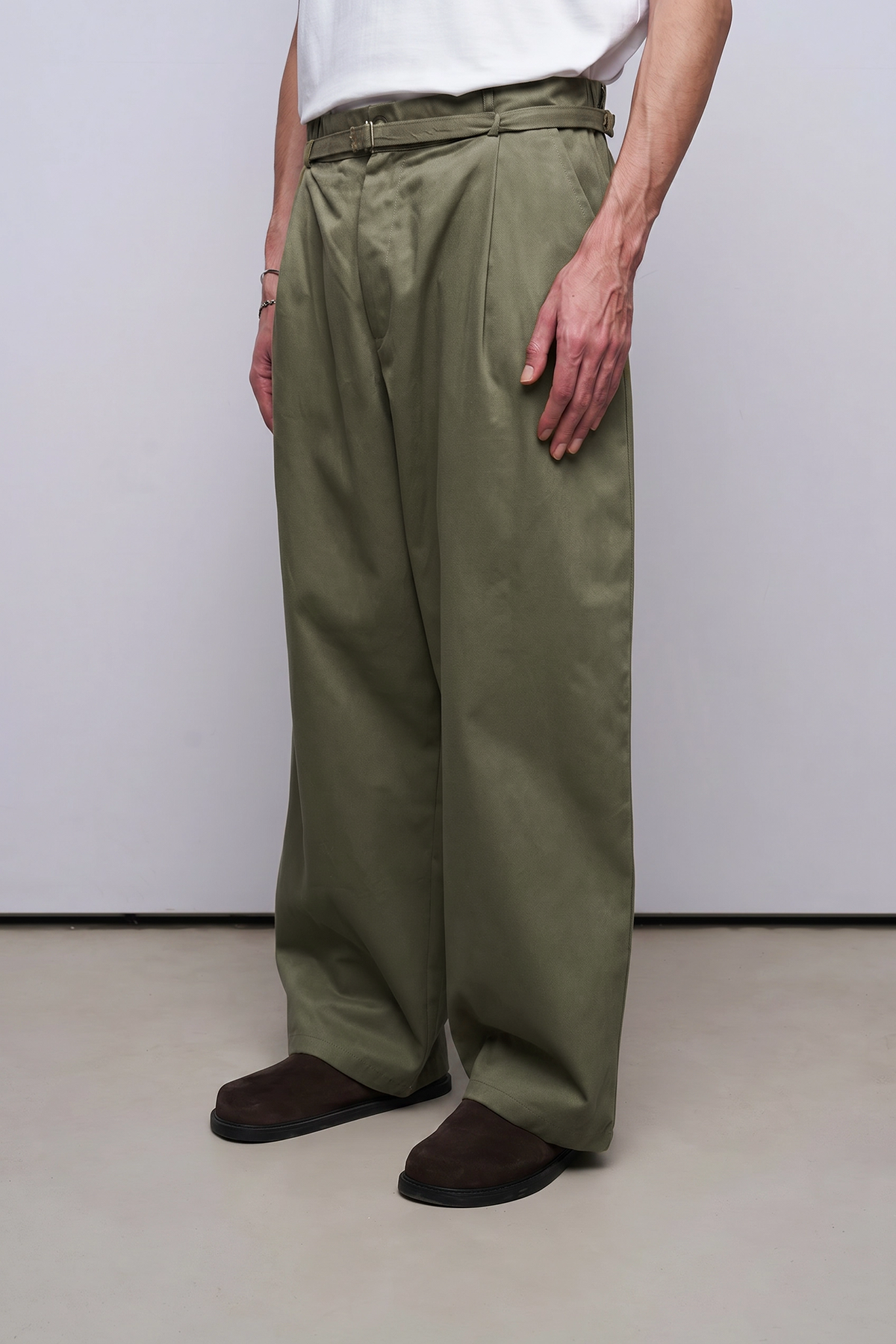 Süper Baggy Kemer Detaylı Pantolon
