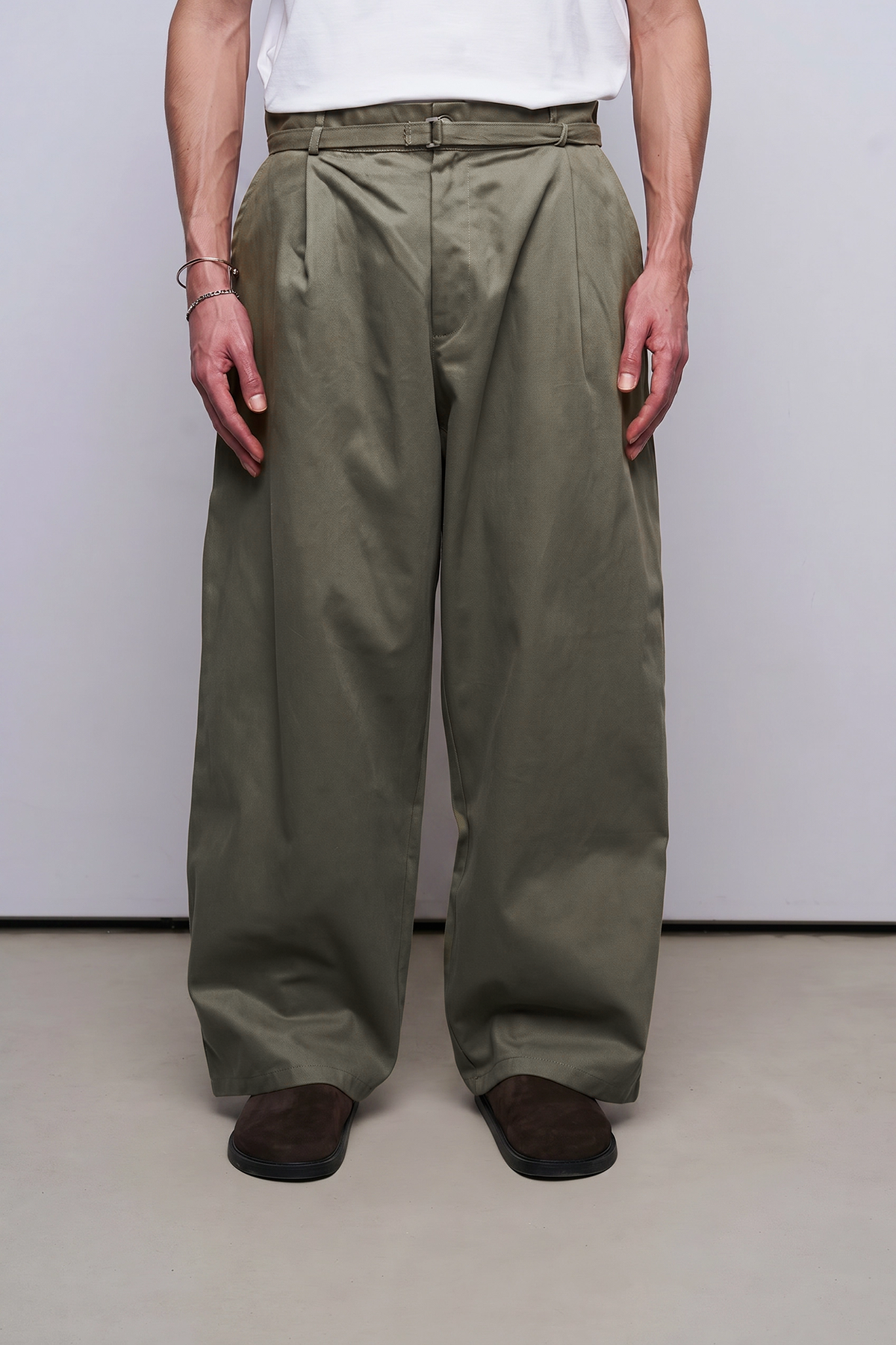 Süper Baggy Kemer Detaylı Pantolon