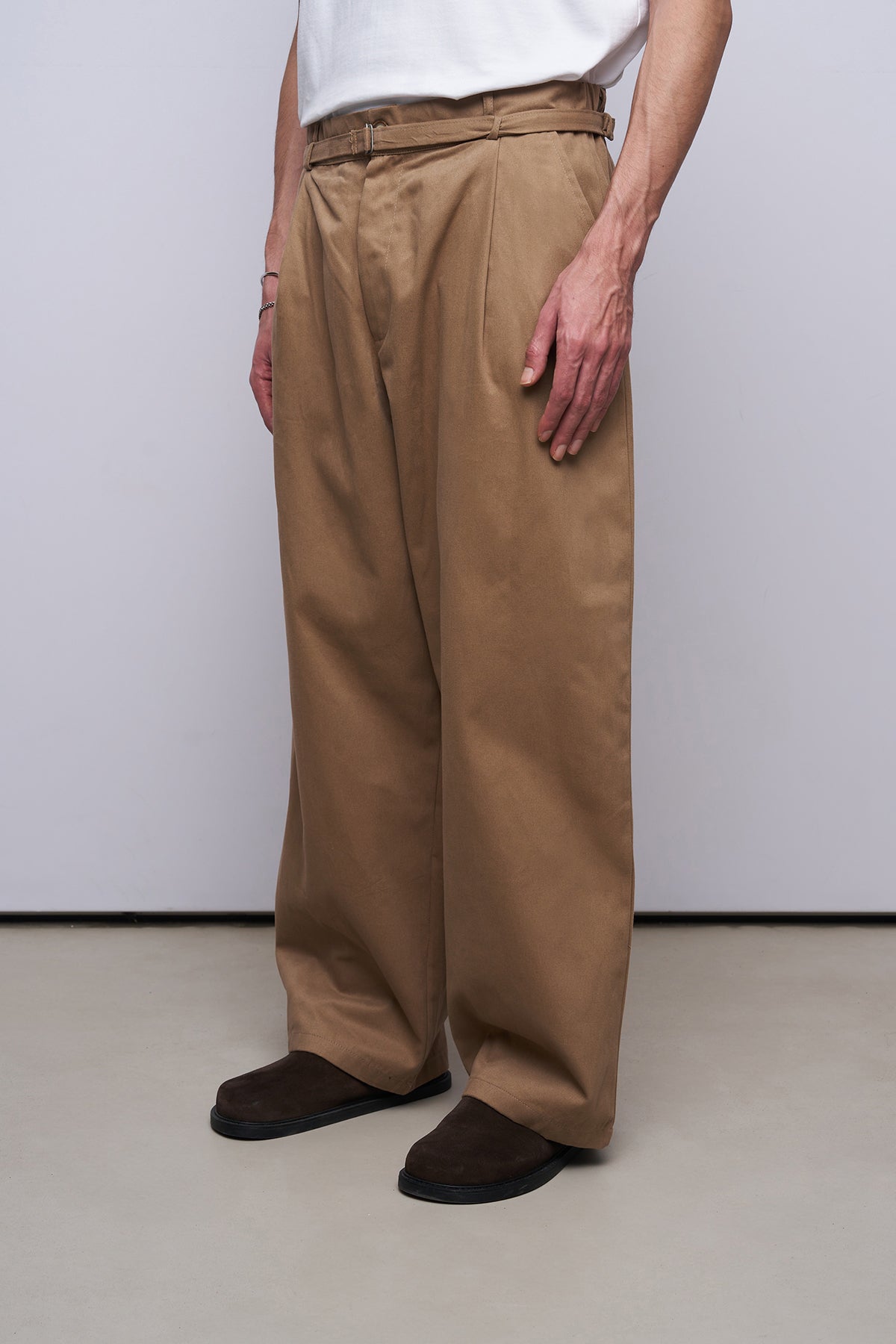 Süper Baggy Kemer Detaylı Pantolon