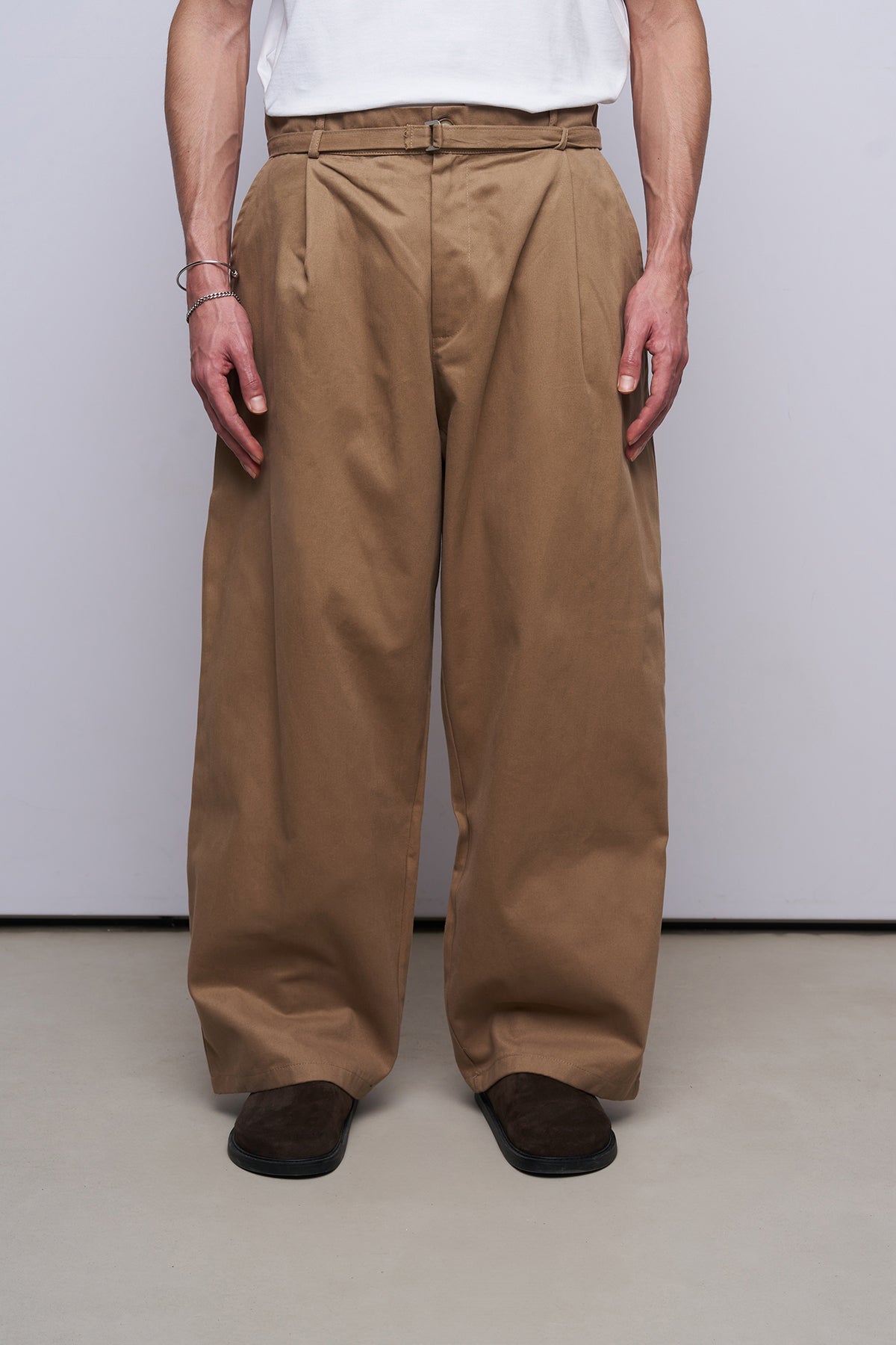 Süper Baggy Kemer Detaylı Pantolon