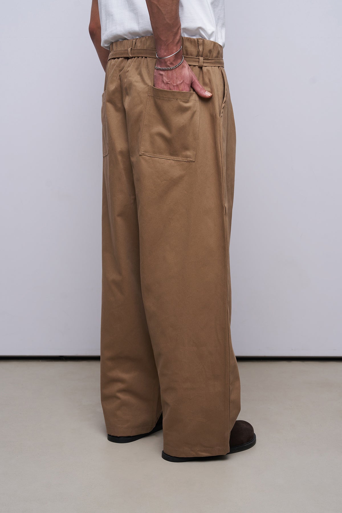 Süper Baggy Kemer Detaylı Pantolon