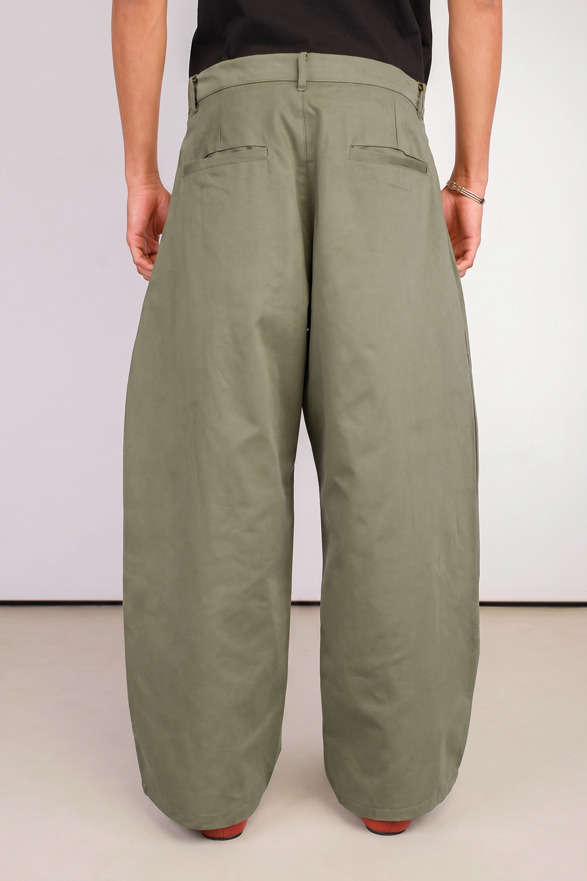 Pileli Balloon Fit Pantolon