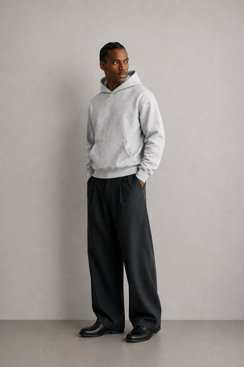 BOXY FIT BASIC HOODİE