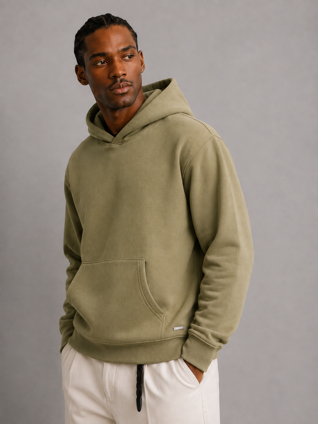 BOXY FIT BASIC HOODİE