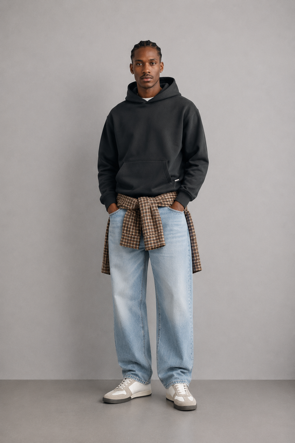BOXY FIT BASIC HOODİE