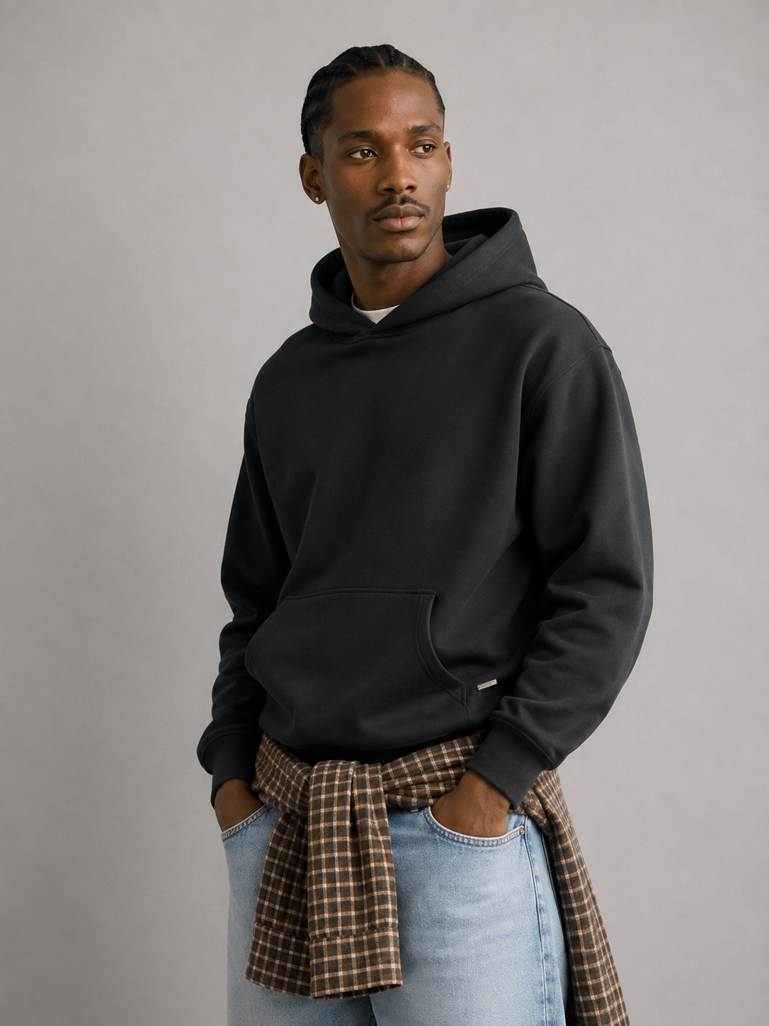 BOXY FIT BASIC HOODİE