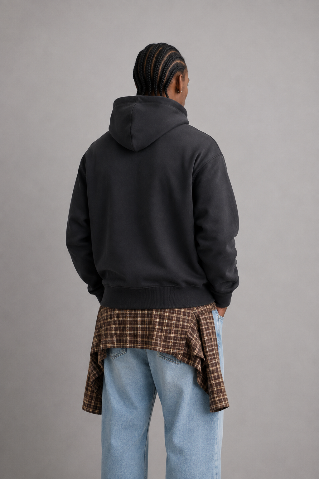 BOXY FIT BASIC HOODİE