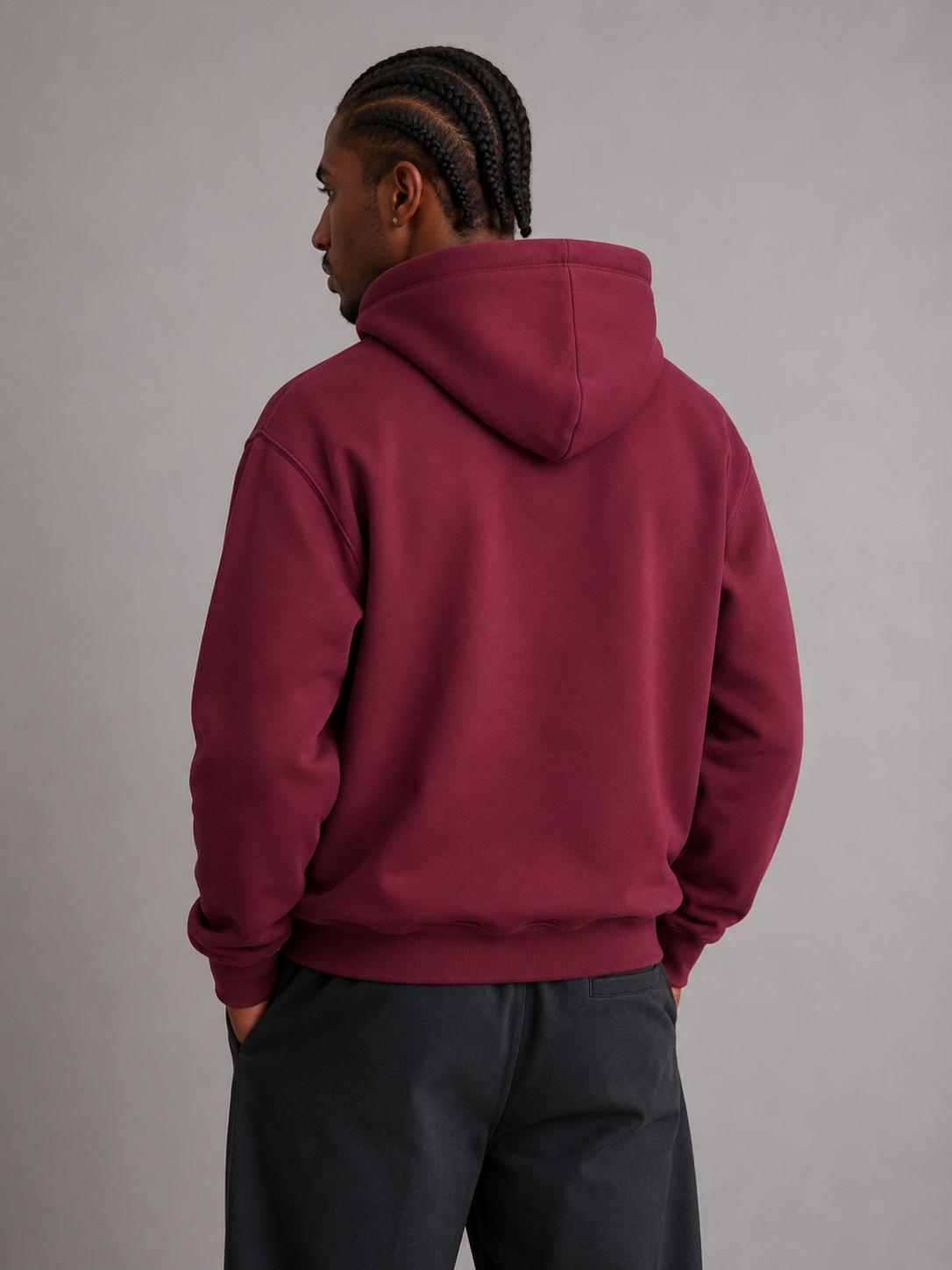 BOXY FIT BASIC HOODİE