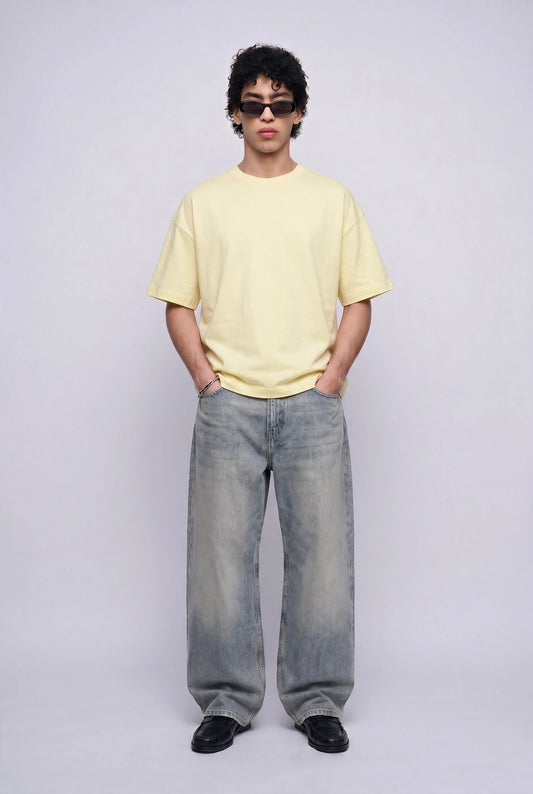 Boxy Fit Basic Tişört