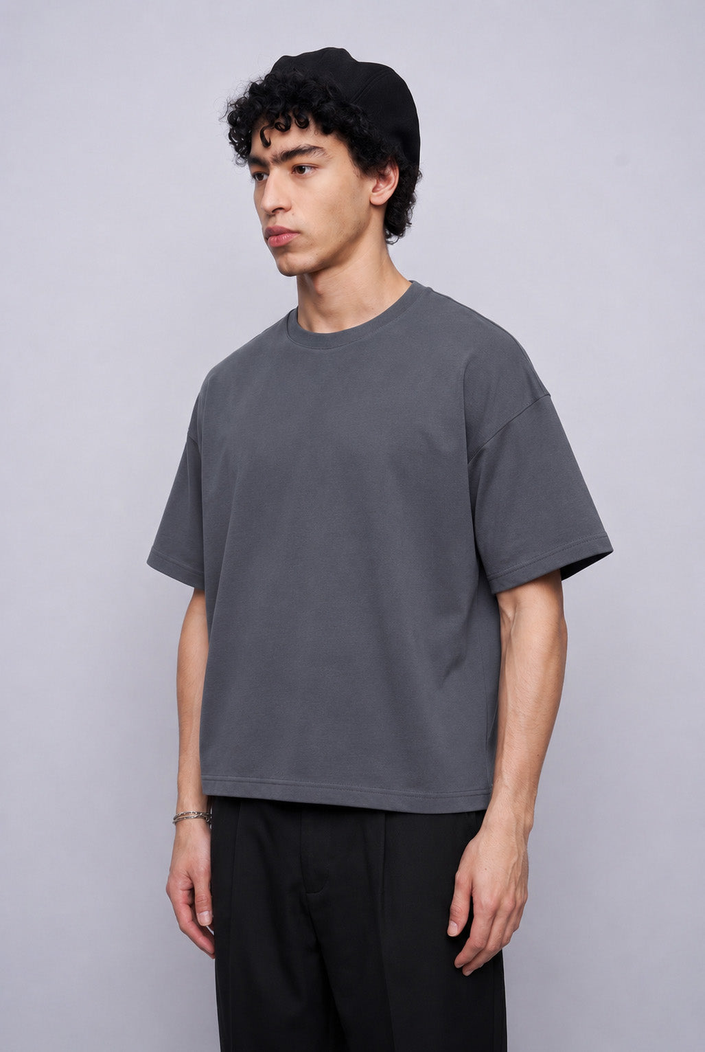 Boxy Fit Basic Tişört