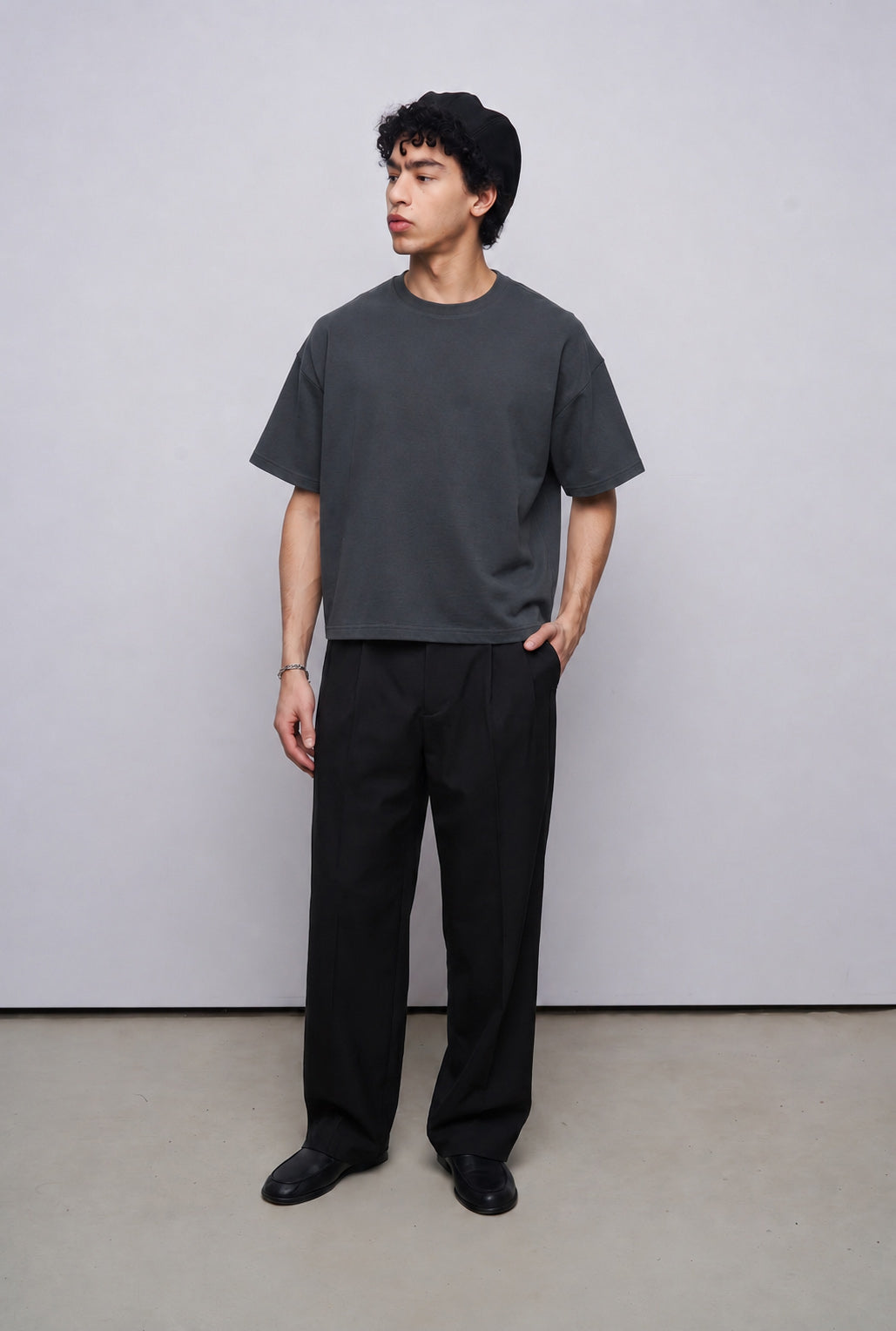 Boxy Fit Basic Tişört