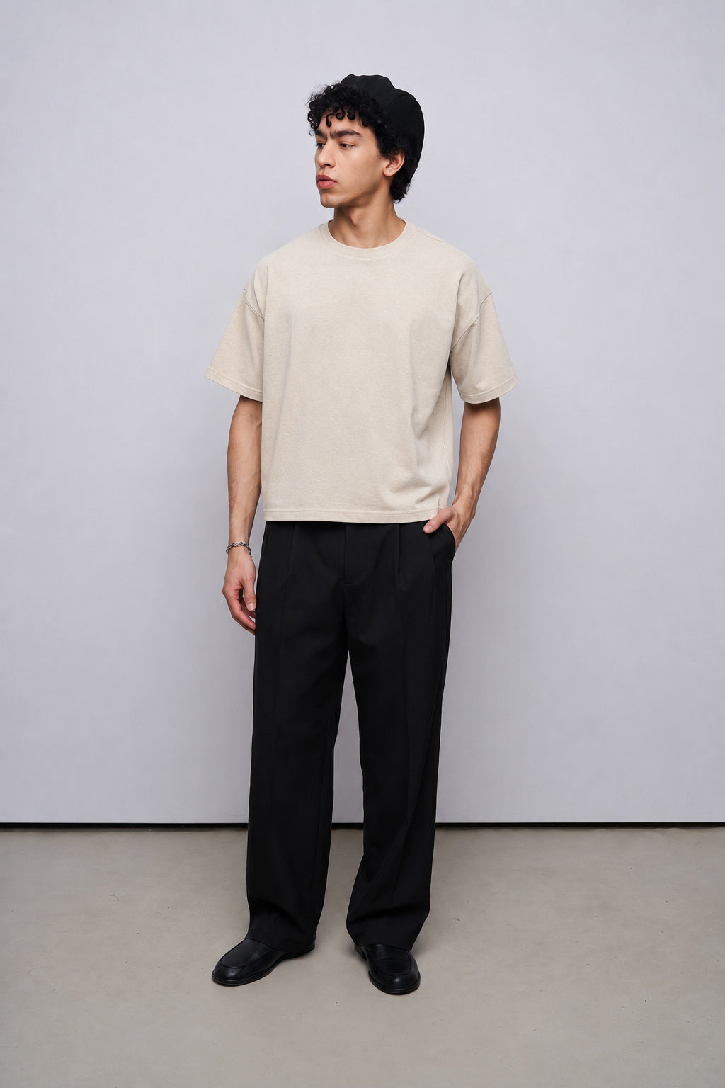 Boxy Fit Basic Tişört