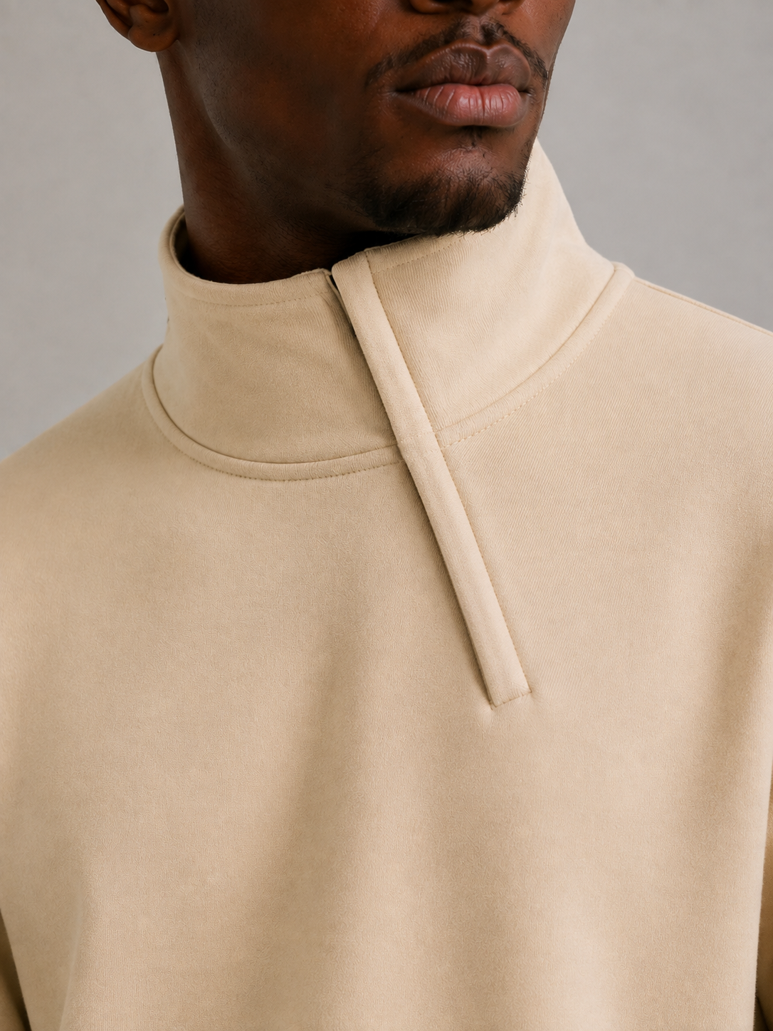 BOXY FIT FERMUARLI SWEATSHIRT