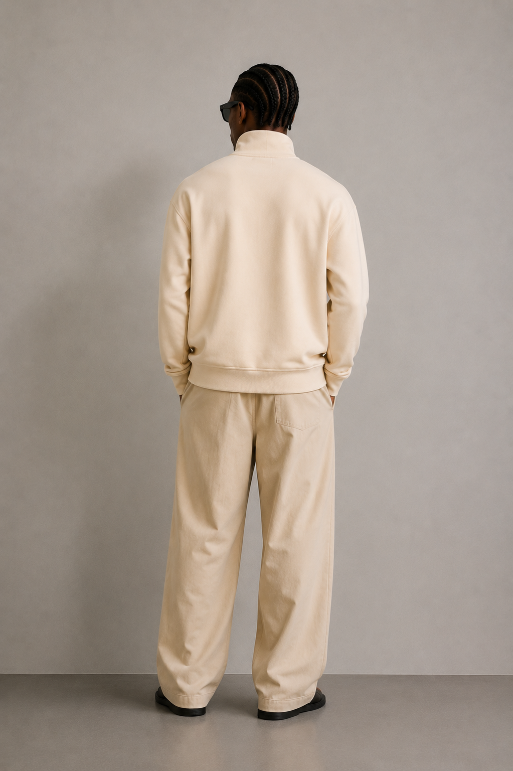 BOXY FIT FERMUARLI SWEATSHIRT