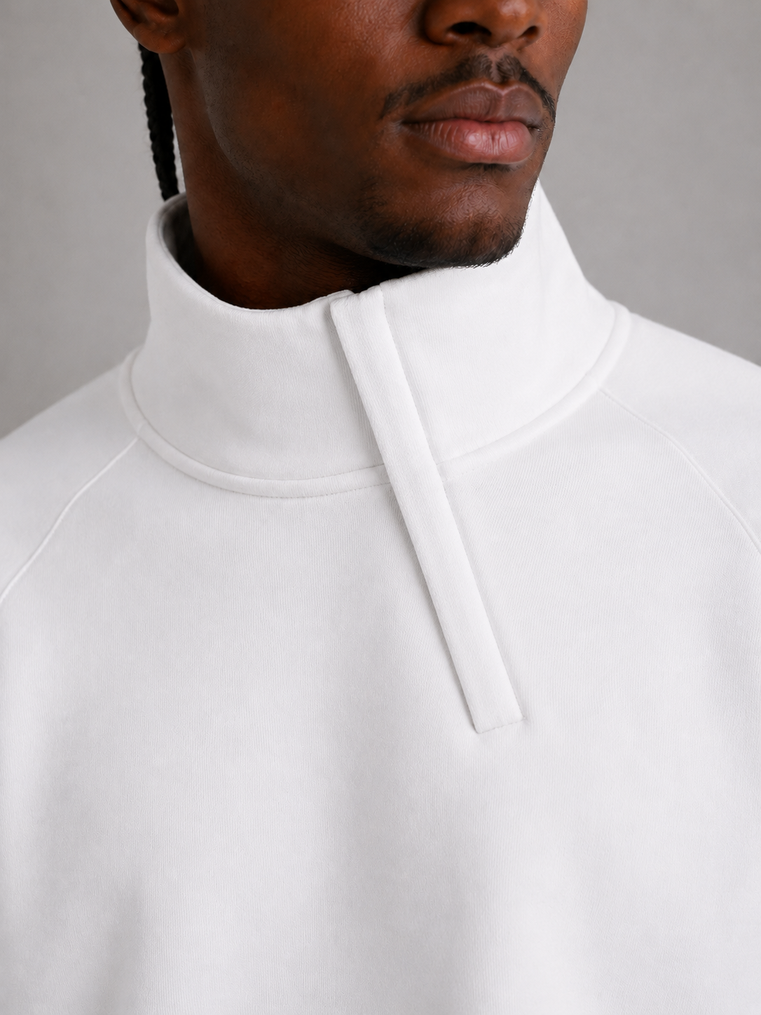 BOXY FIT FERMUARLI SWEATSHIRT