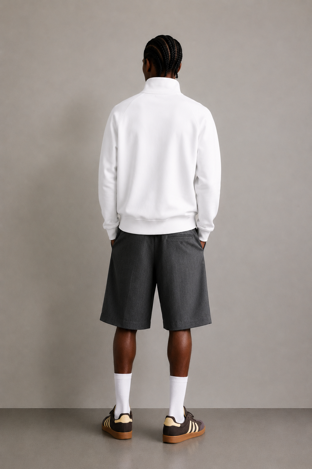 BOXY FIT FERMUARLI SWEATSHIRT