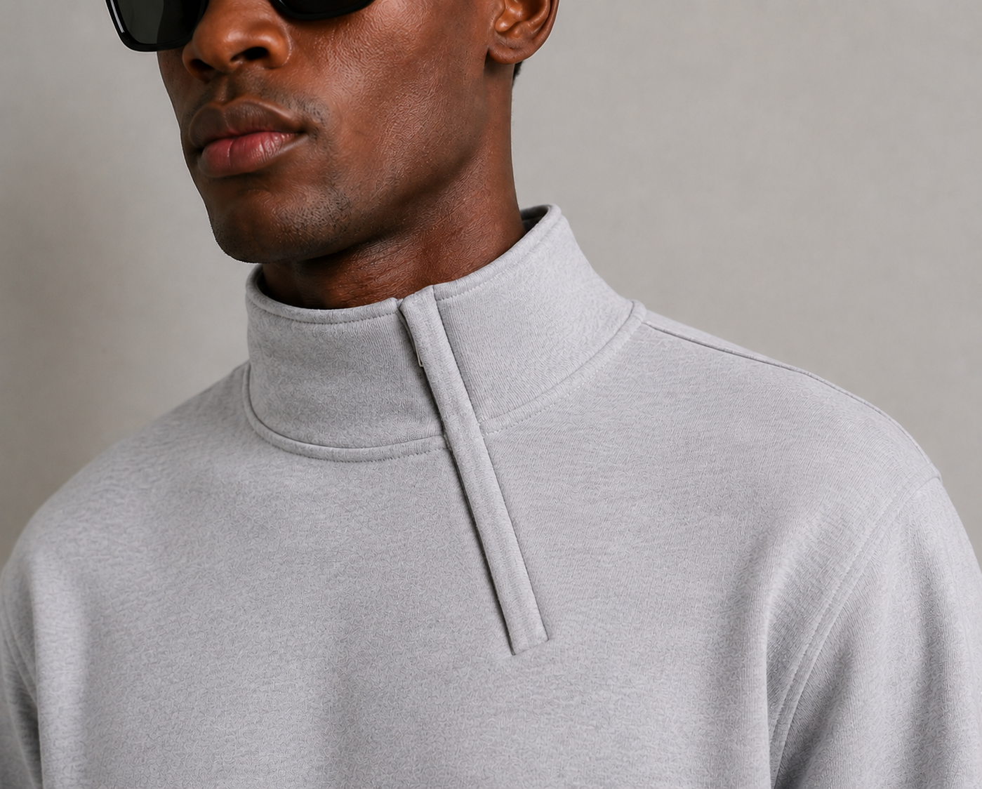 BOXY FIT FERMUARLI SWEATSHIRT