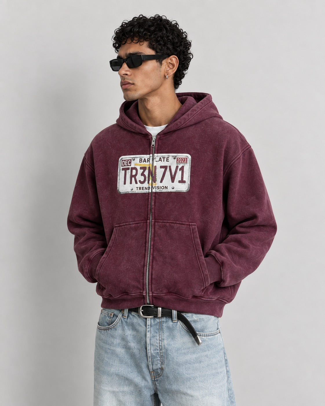 CROP FIT BASKILI FERMUARLI
HOODİE