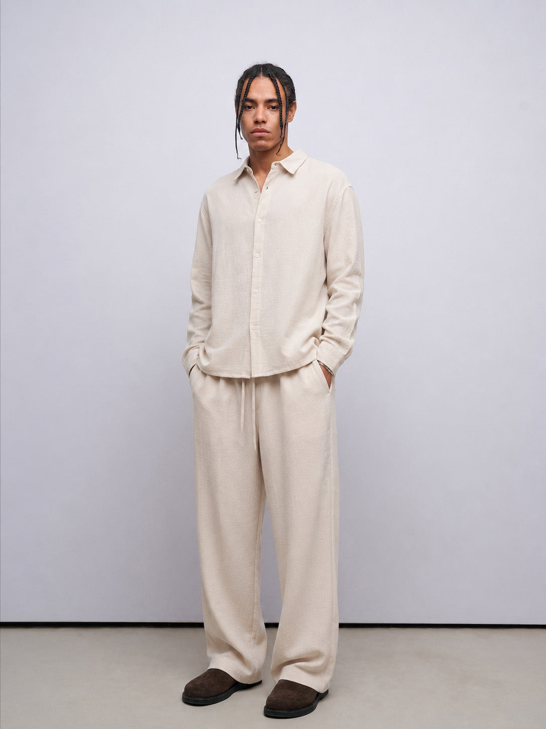 Oversize Keten Takım