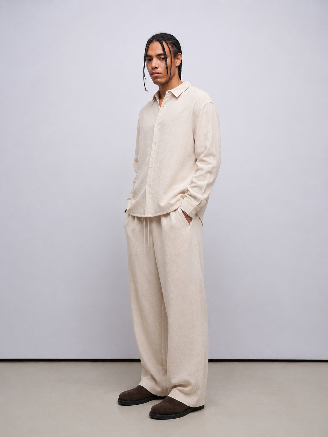 Oversize Keten Takım