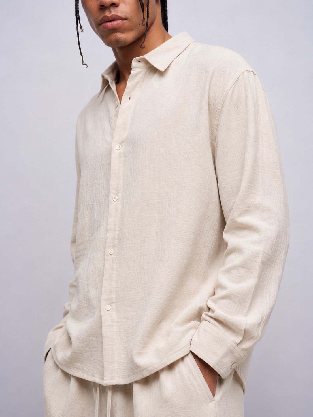 Oversize Keten Takım