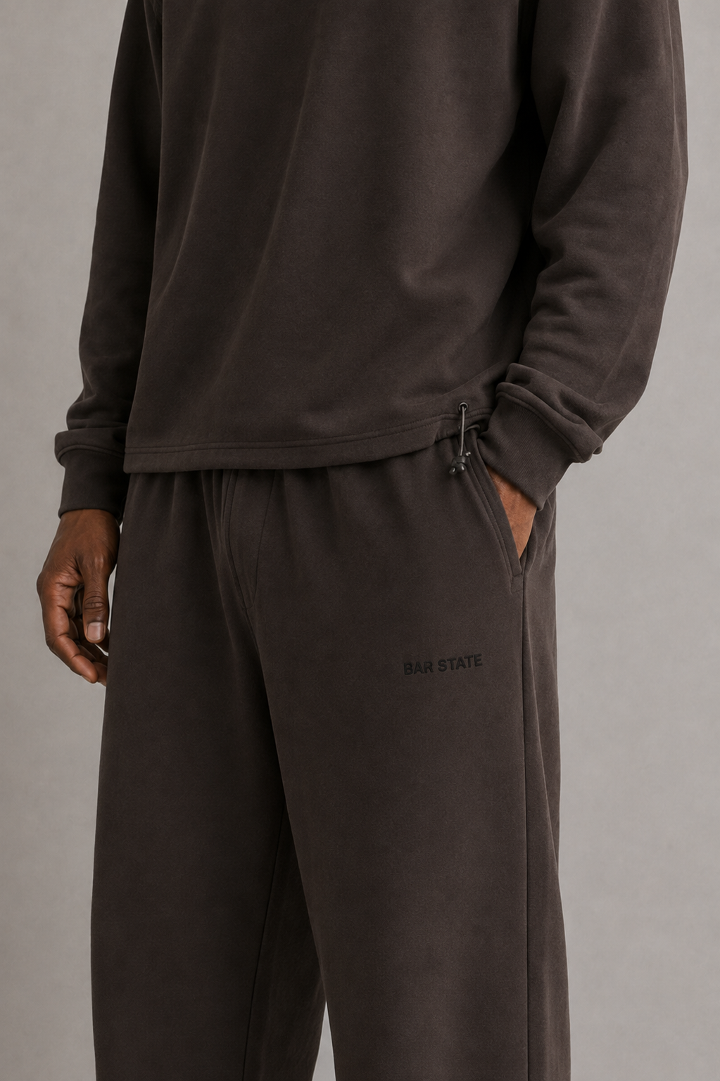 RELAXED FIT YARIM FERMUARLI EŞOFMAN TAKIMI