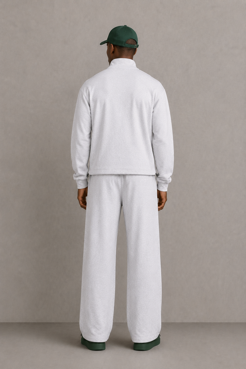 RELAXED FIT YARIM FERMUARLI EŞOFMAN TAKIMI