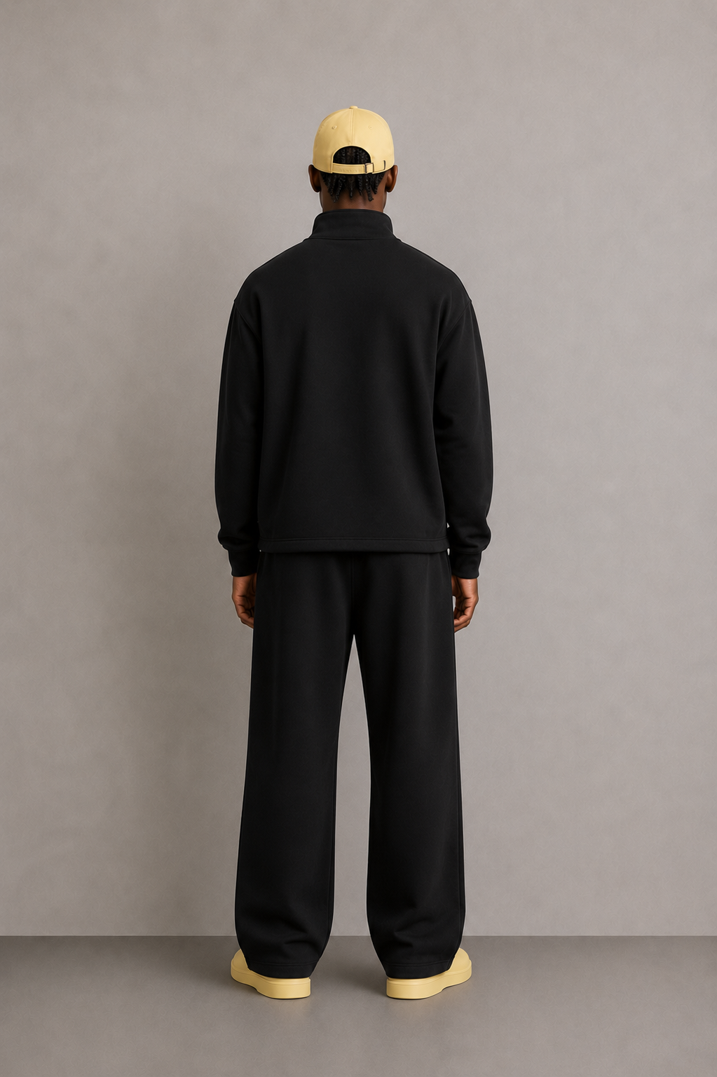 RELAXED FIT YARIM FERMUARLI EŞOFMAN TAKIMI